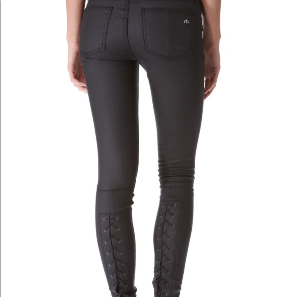 Rag & Bone Devi Lace-up Jean in Shoreditch